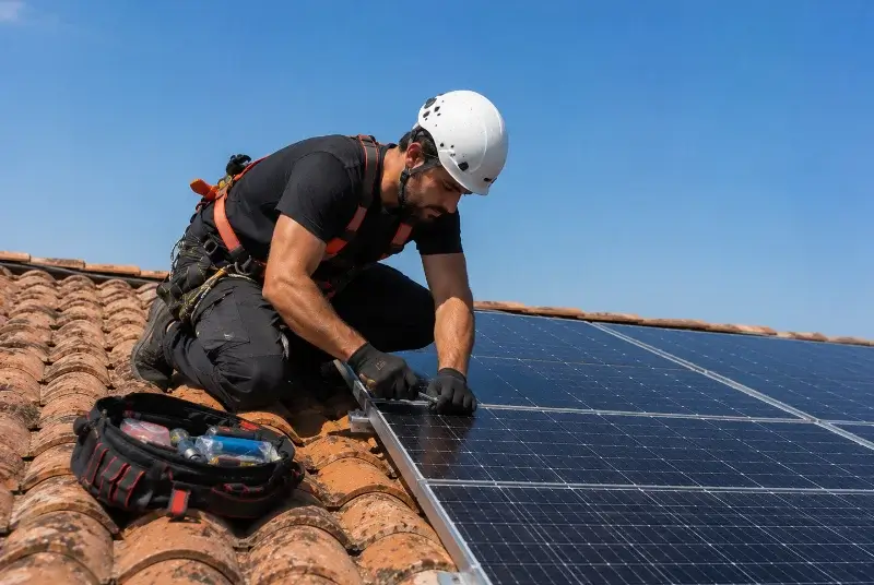 Maintenance et monitoring de panneaux solaires à Albigny-sur-Saône